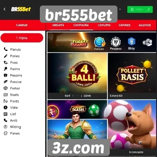 Principais jogos disponíveis no site br555bet